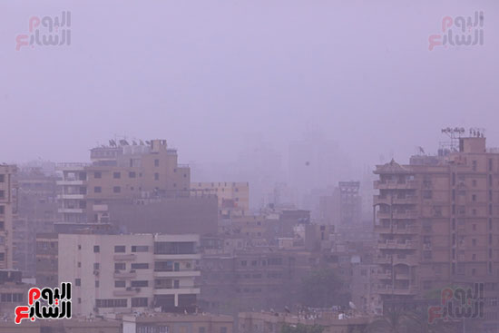 شبورة مائية تغطى سماء القاهرة الكبرى (6)