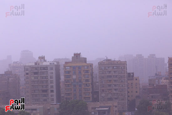 شبورة مائية تغطى سماء القاهرة الكبرى (8)