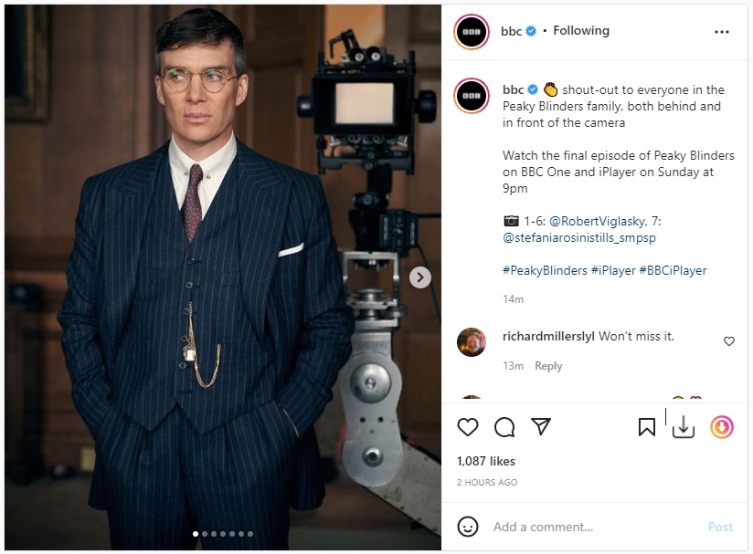 بى بى سى تروج لآخر حلقات Peaky Blinders