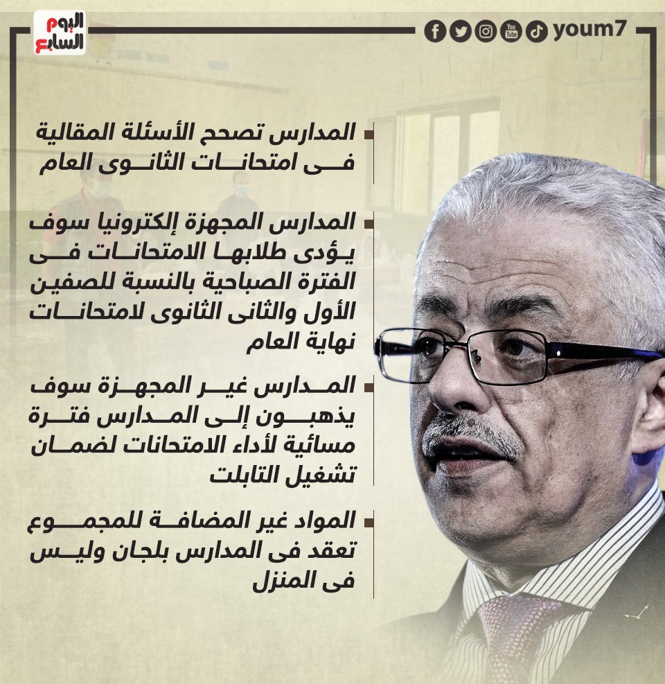 موعد امتحانات الثانوية العامة  (1)