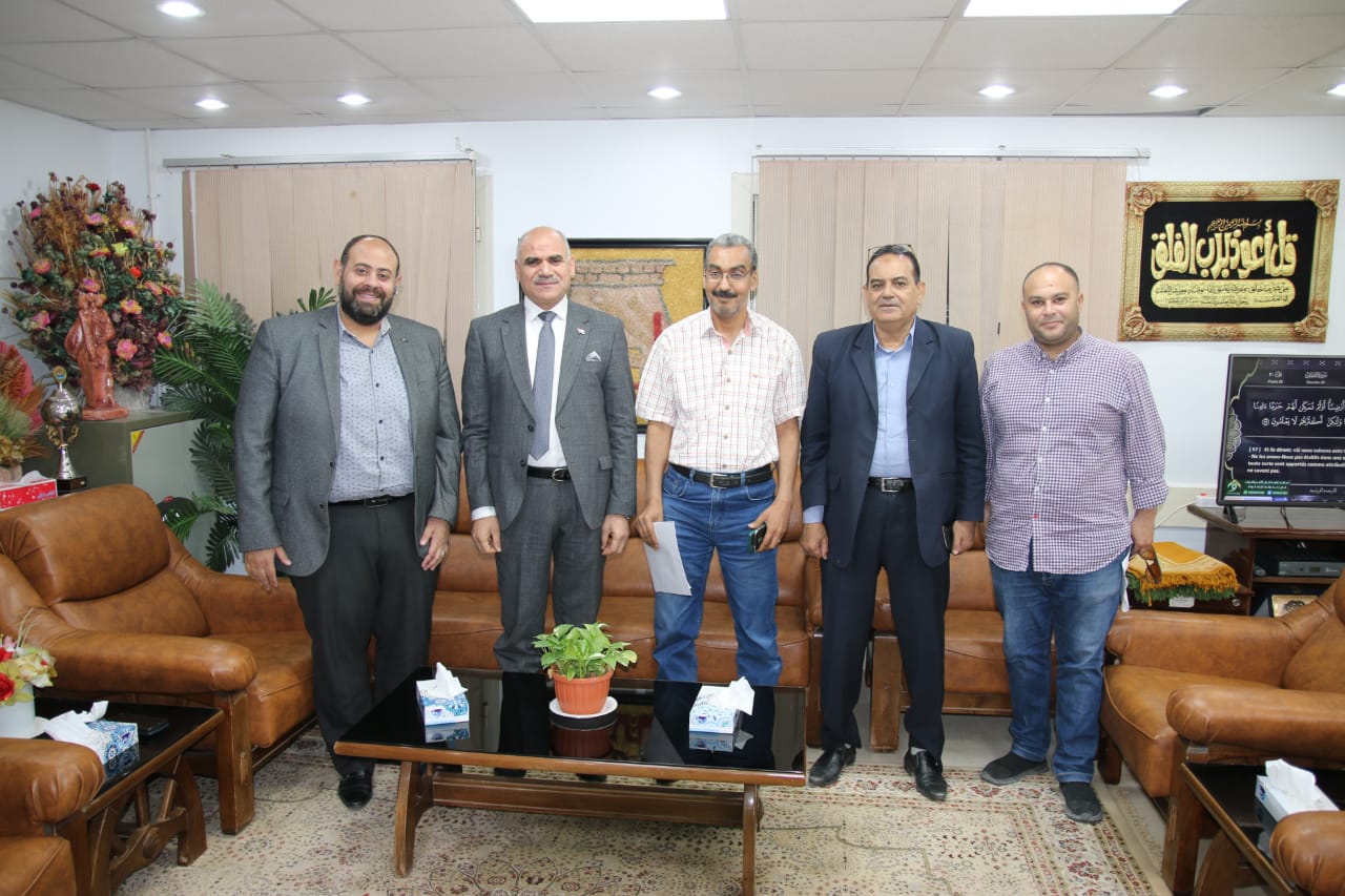 رئيس جامعة الأقصر يلتقى رئيس جهاز مدينة طيبة الجديد  (1)
