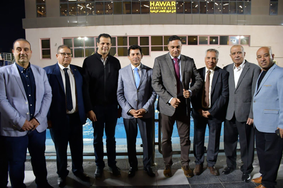 وزير الشباب والرياضة يتفقد نادى الحوار الرياضي في مستهل زيارته للدقهلية (12)