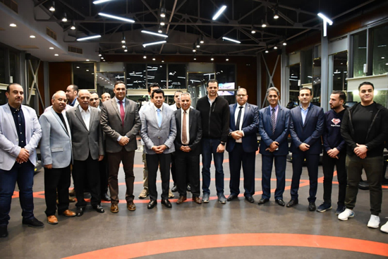 وزير الشباب والرياضة يتفقد نادى الحوار الرياضي في مستهل زيارته للدقهلية (14)