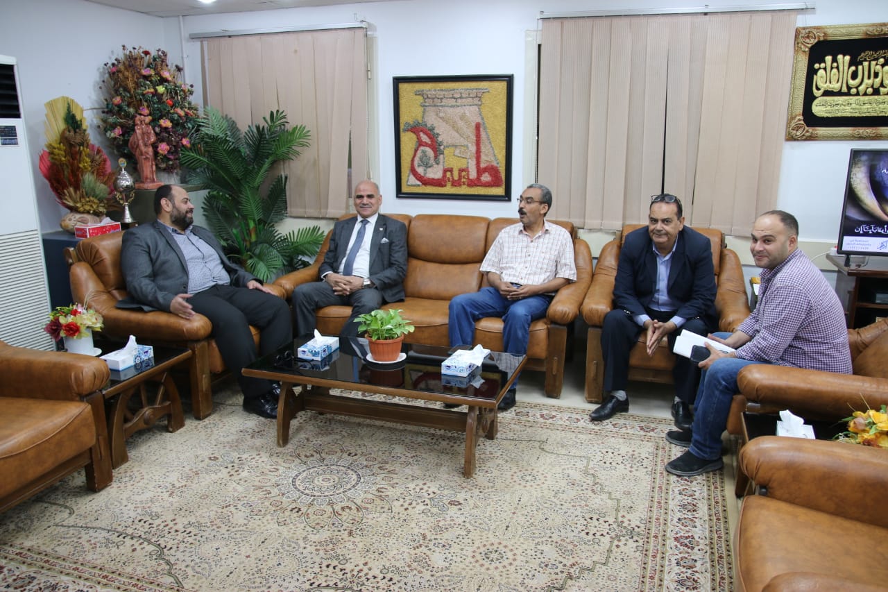 رئيس جامعة الأقصر يلتقى رئيس جهاز مدينة طيبة الجديد  (2)