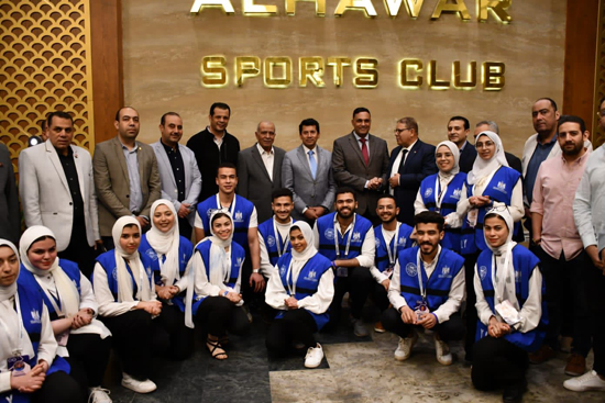 وزير الشباب والرياضة يتفقد نادى الحوار الرياضي في مستهل زيارته للدقهلية (9)