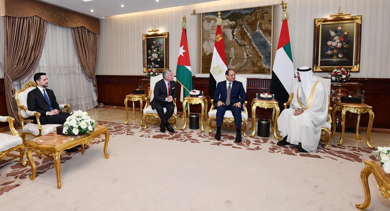 الرئيس السيسى يستقبل الملك عبد الله الثانى والأمير محمد بن زايد (12)