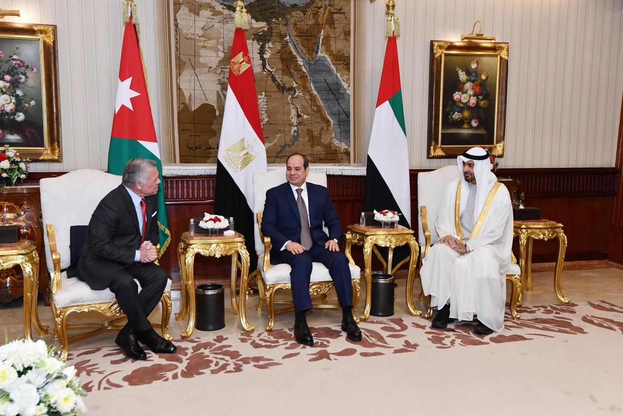 الرئيس السيسى يستقبل الملك عبد الله الثانى والأمير محمد بن زايد (11)