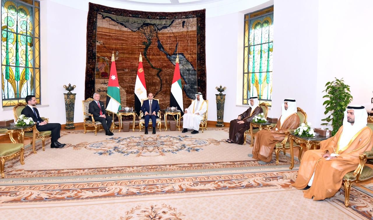 الرئيس السيسى يستقبل الملك عبد الله الثانى والأمير محمد بن زايد (15)