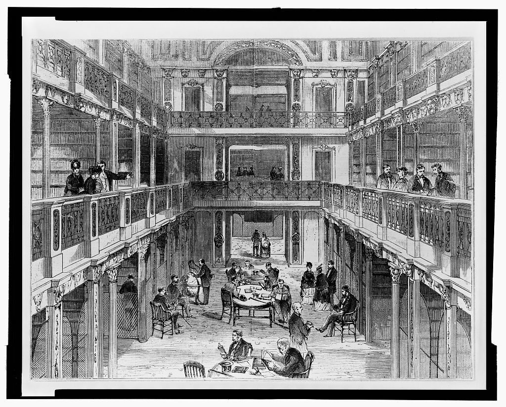 مكتبة الكونجرس قديما