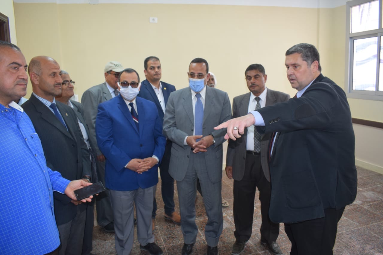 محافظ شمال سيناء يفتتح التجمعات التنموية الجديدة بوسط سيناء (1)