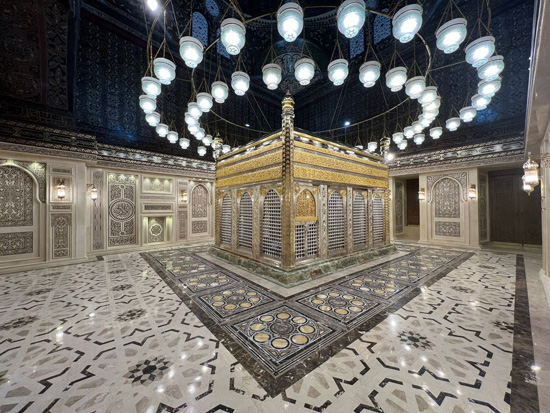 الرئيس السيسى يفتتح مسجد سيدنا الحسين بعد تجديده (15)