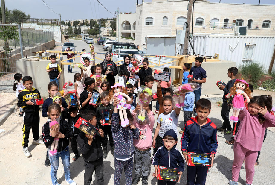 الأطفال الفلسطينيين