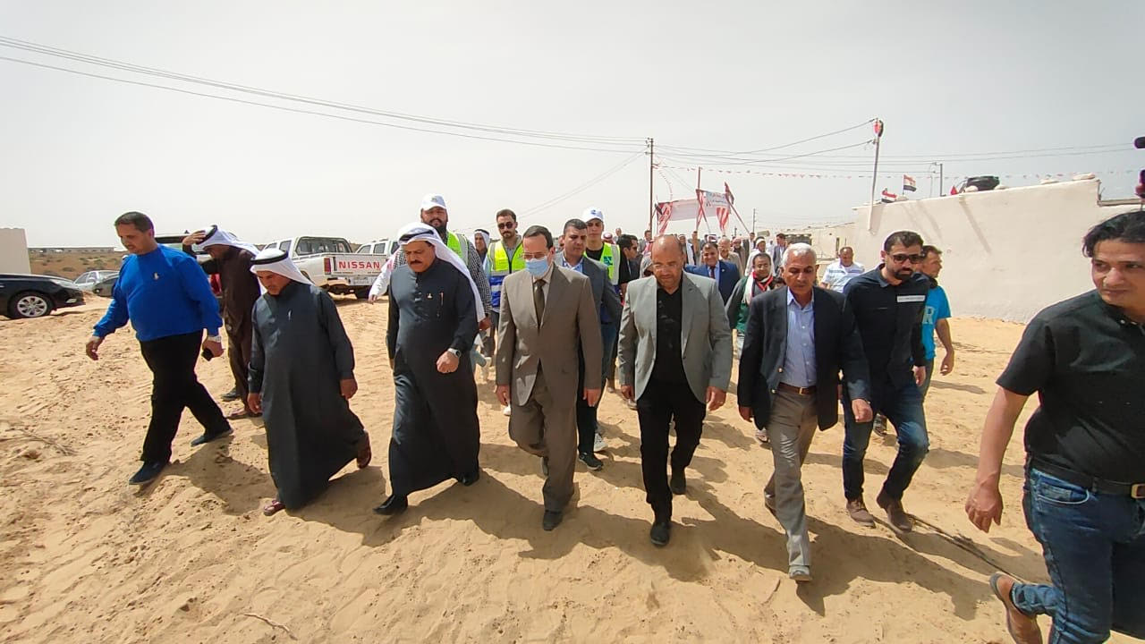 محافظ شمال سيناء يتوجه لقرية ابو يوسف لافتتاحها