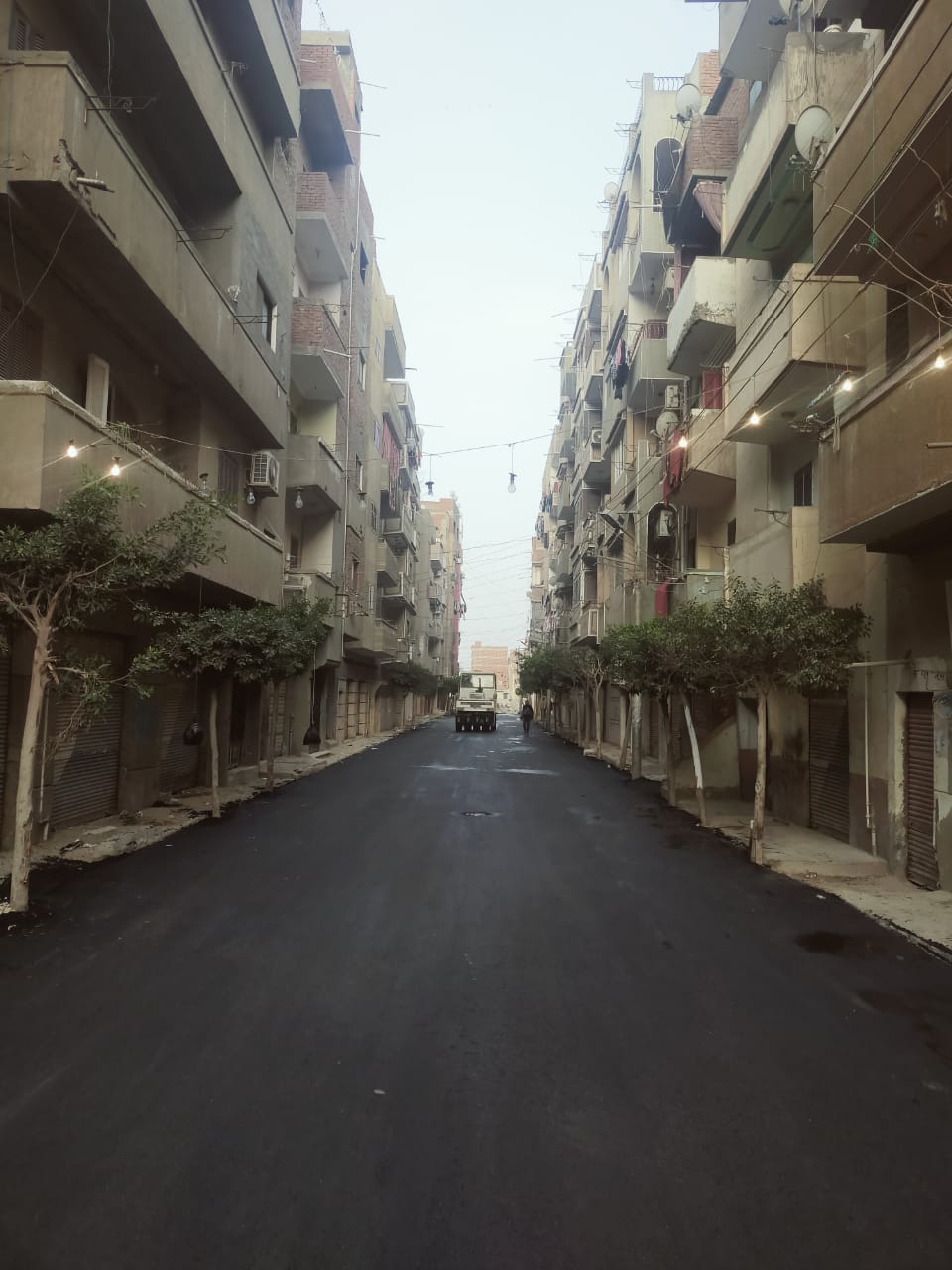 رصف عدد من شوارع غرب كفر الشيخ