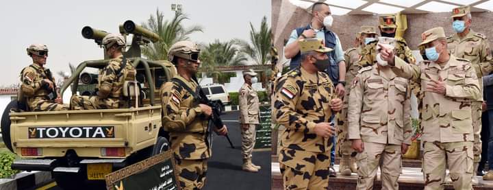 وزير الدفاع يلتقى مقاتلي قوات الصاعقة (3)