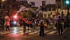 احتجاجات فى بيرو