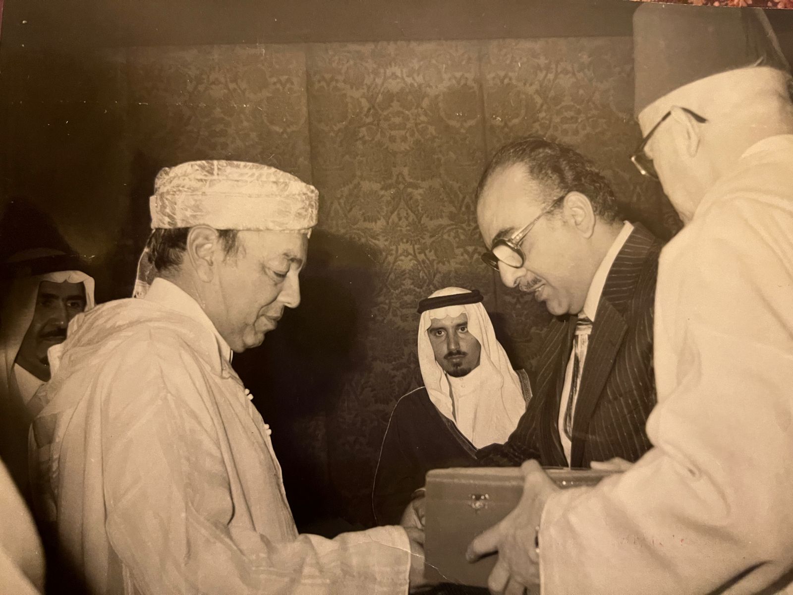 الإعلامى أحمد فراج مع مع ملك المغرب