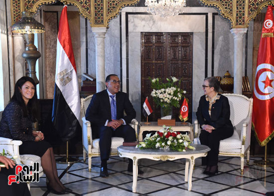 رئيسة الحكومة التونسية تستقبل رئيس الوزراء بمقر الحكومة (8)