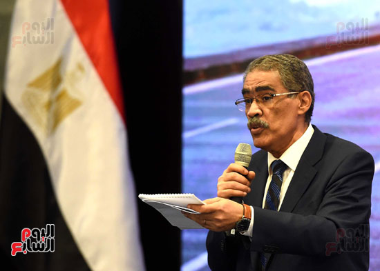 المؤتمر الصحفي العالمى، الذى عقدته الحكومة المصرية لإعلان رؤية الدولة فى التعامل مع الأزمة الاقتصادية العالمية (18)