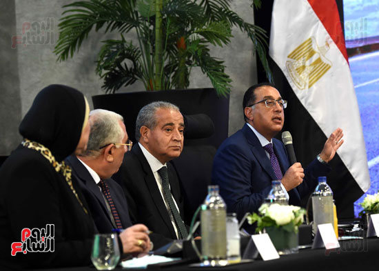 المؤتمر الصحفي العالمى، الذى عقدته الحكومة المصرية لإعلان رؤية الدولة فى التعامل مع الأزمة الاقتصادية العالمية (20)