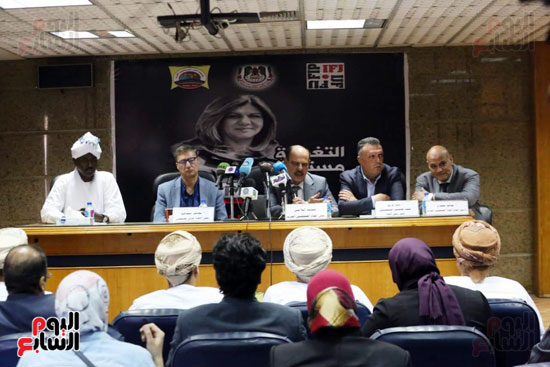 مؤتمر اتحاد المصورين العرب بشان قضية الشهيدة شيرين أبو عاقلة (9)