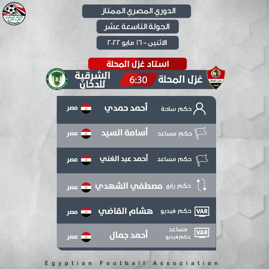 حكام المحلة وايسترن كومبانى