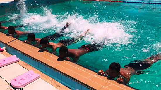 دراسة وتعليم الغوص والسباحة فى حمام العريش الأوليمبى (15)