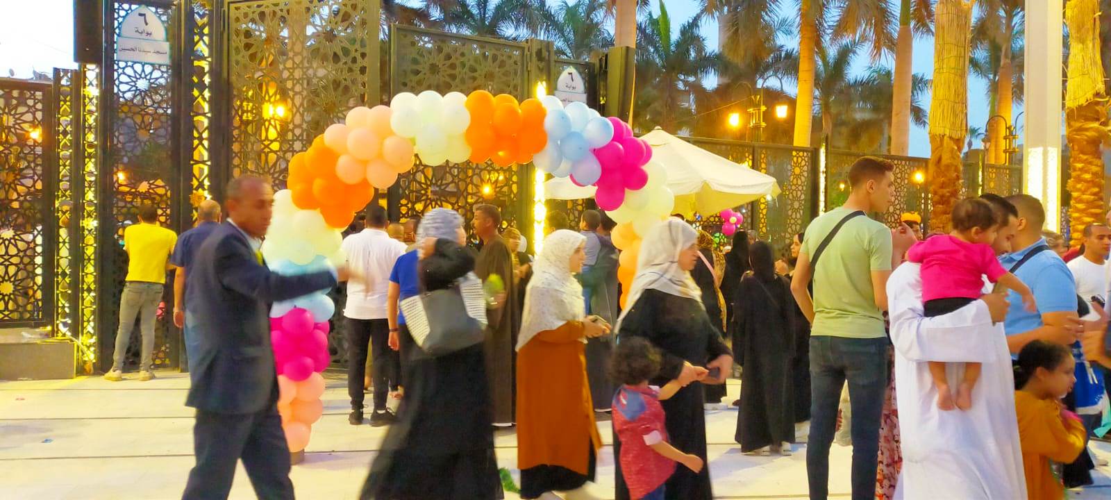 صلاة العيد بمسجد الحسين (6)
