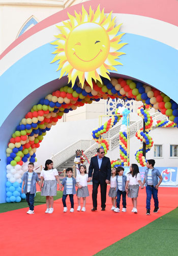 الرئيس السيسى يشهد احتفالية عيد الفطر مع أبناء الشهداء (8)