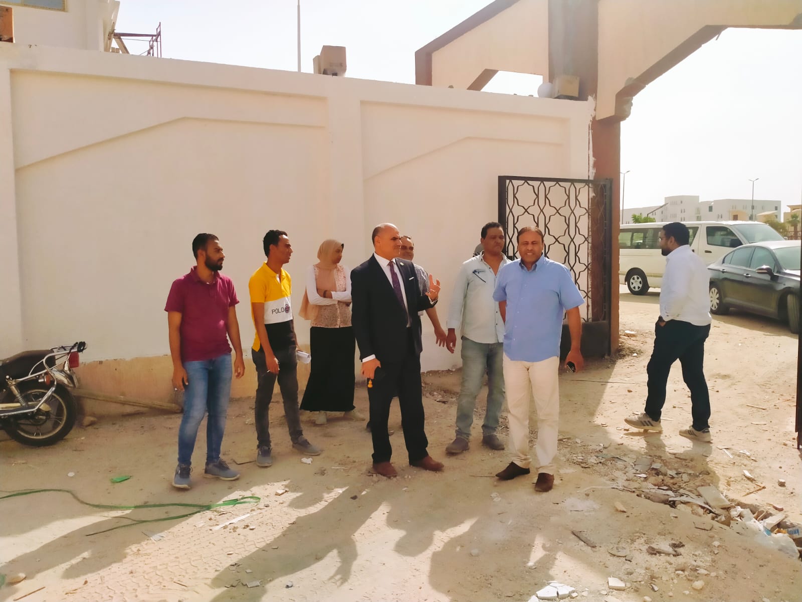 أعمال التشطيبات النهائية بالمشروعات الجامعية بمدينة طيبة (6)