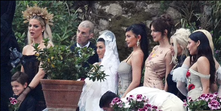 جانب من حفل الزفاف فى ايطاليا