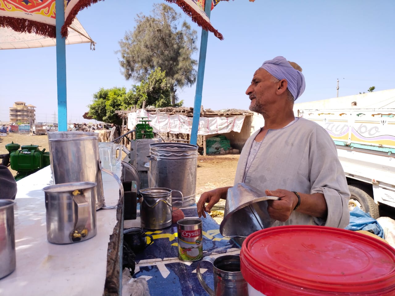 أحلى عصير من عم إبراهيم بسوق المواشى بالقليوبية (10)