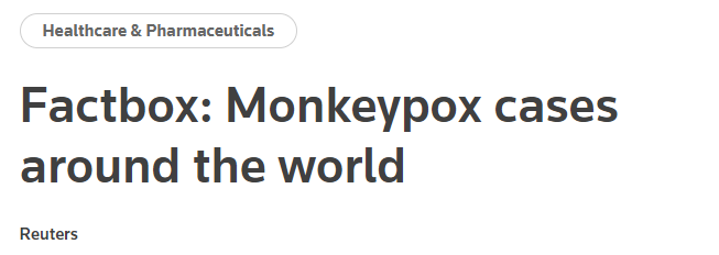 أعداد الإصابة بجدري القرود حول العالم 