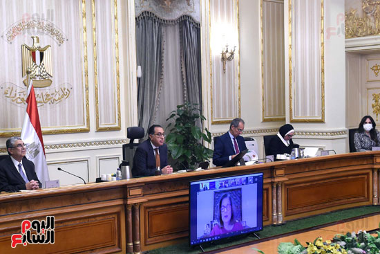 رئيس الوزراء يشارك في اجتماع المائدة المستديرة الافتراضية (4)
