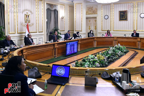 رئيس الوزراء يشارك في اجتماع المائدة المستديرة الافتراضية (3)