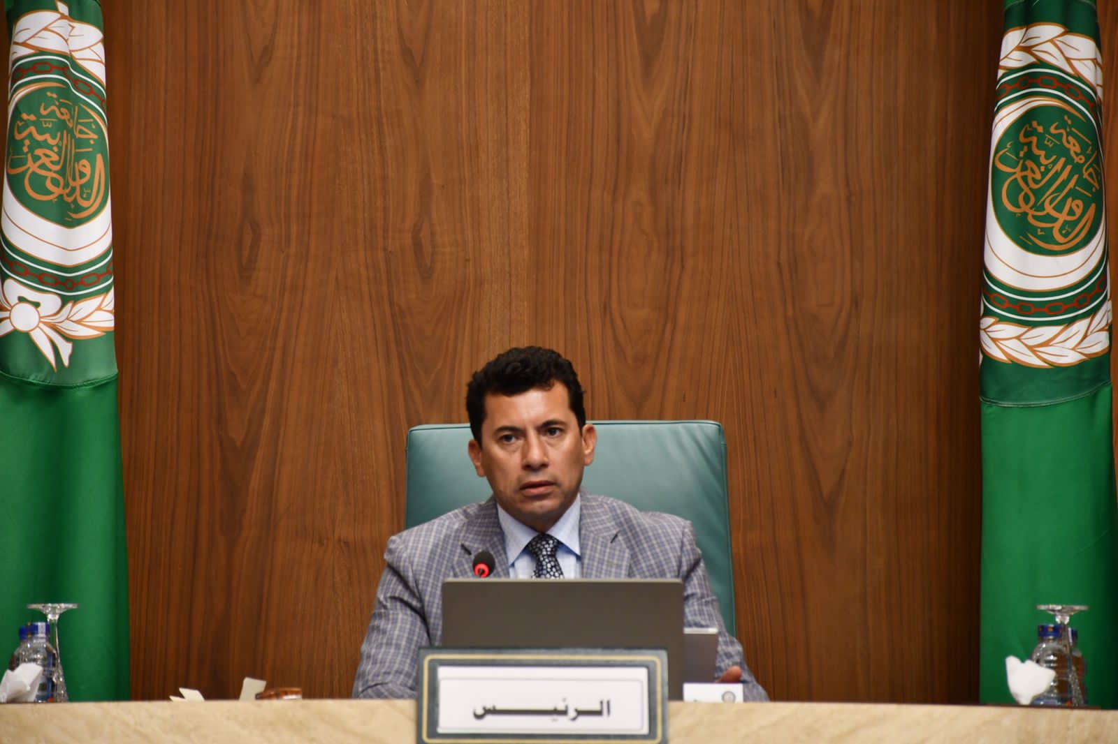 الجلسة الختامية لاجتماعات المكتب التنفيذي لمجلس وزراء الشباب والرياضة العرب (1)