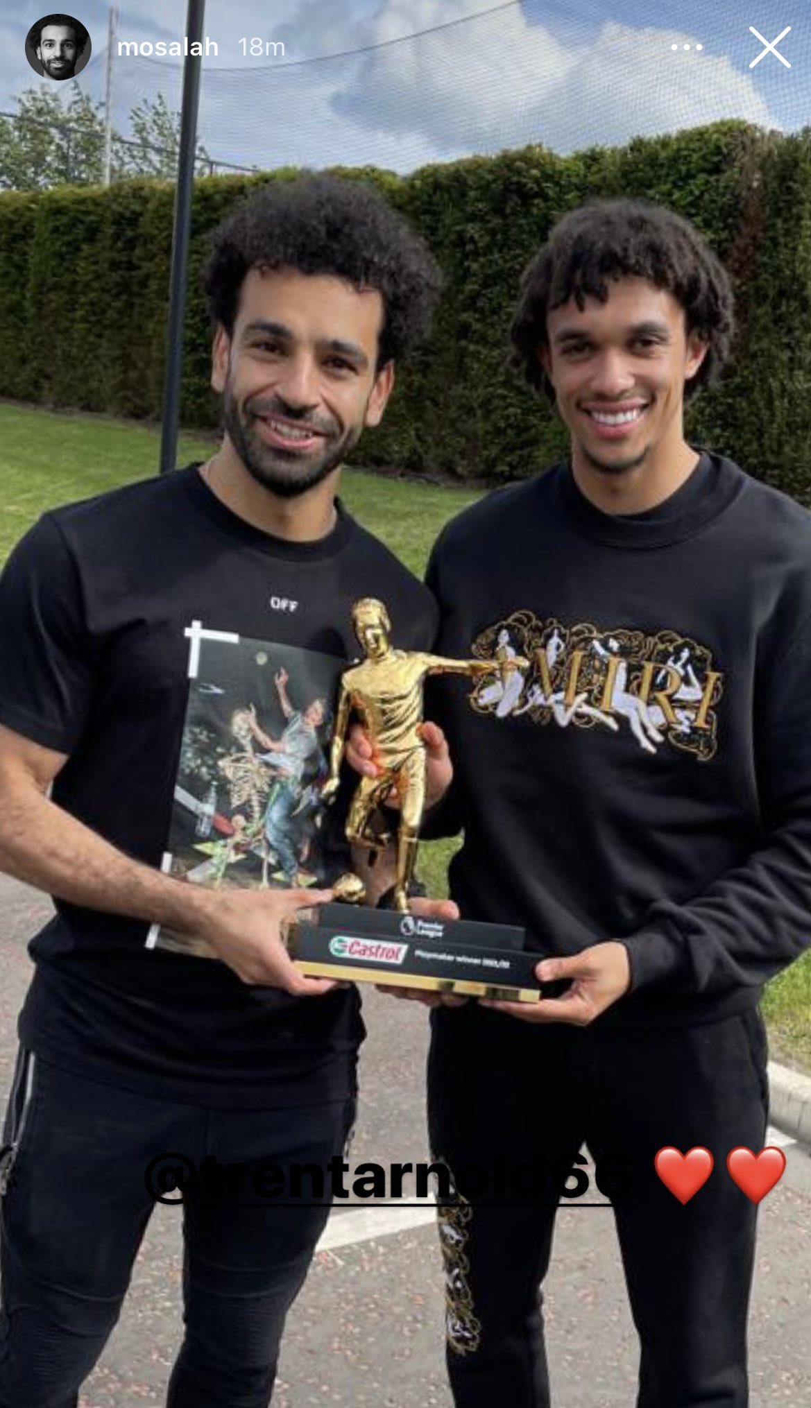 محمد صلاح وأرنولد