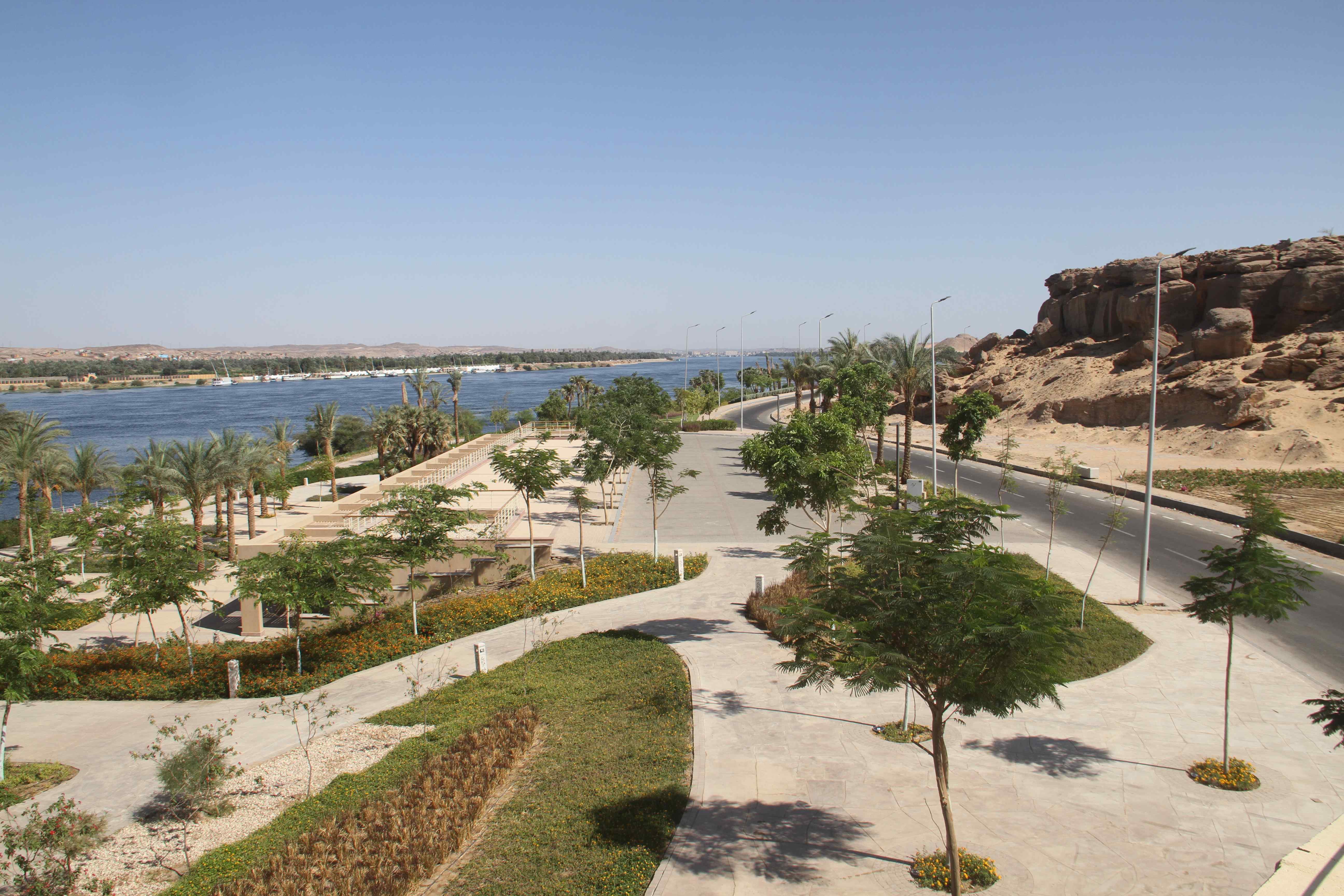 شروع ممشى أسوان الجديدة بانوراما سياحية فى صعيد مصر (6)