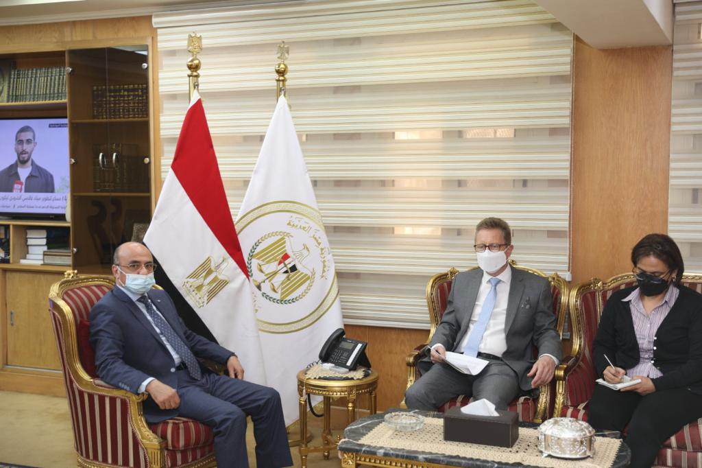 وزير العدل يستقبل السفير الألماني بالقاهرة (2)