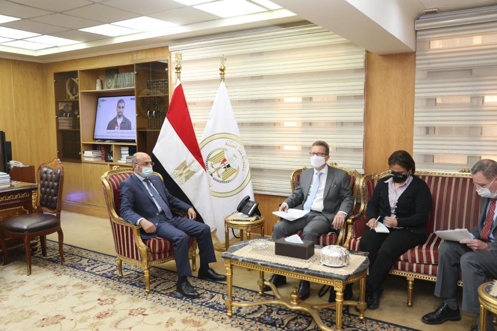 وزير العدل يستقبل السفير الألماني بالقاهرة (4)