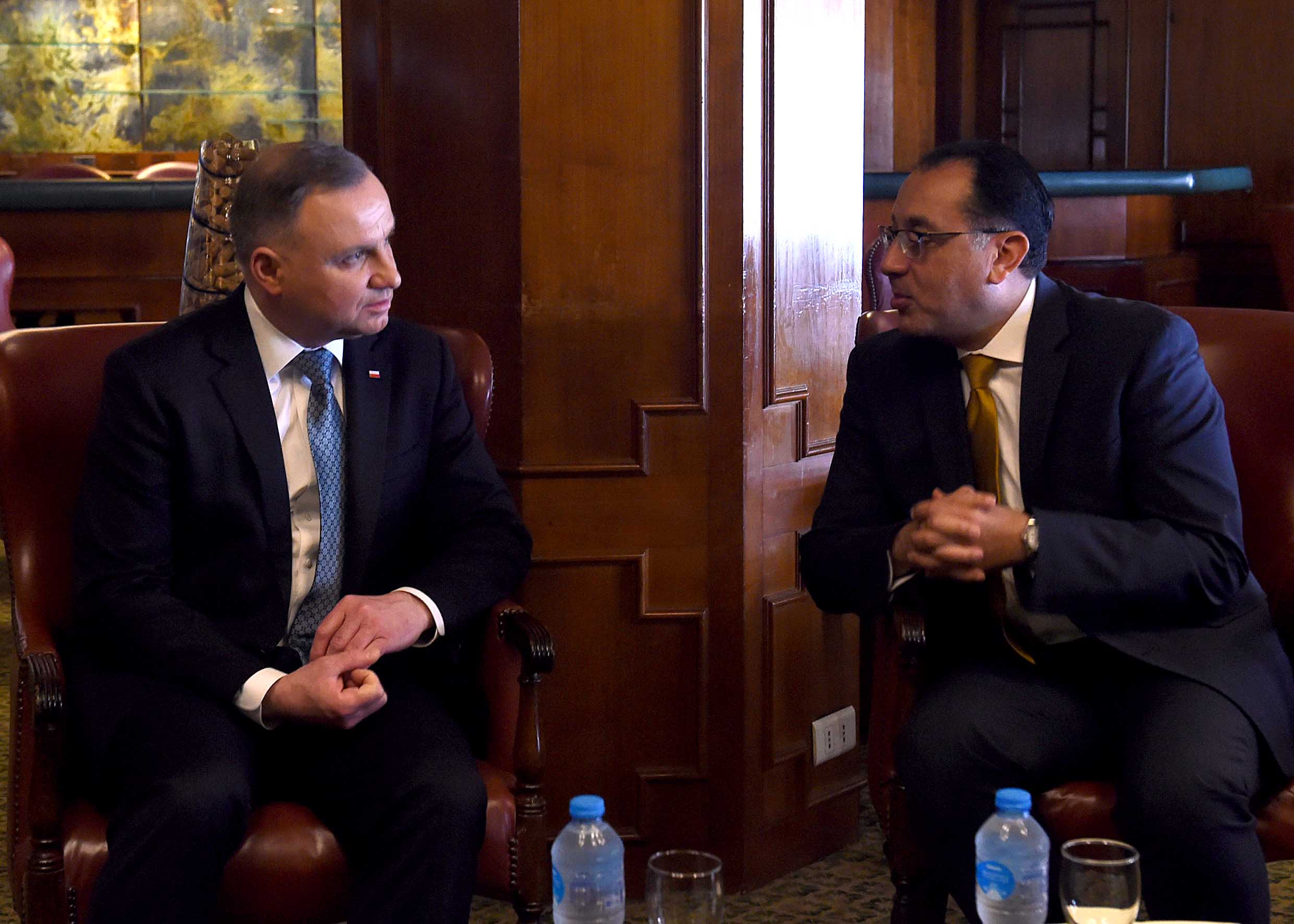 الرئيس البولندي يلتقي رئيس الوزراء على هامش فعاليات المنتدى الاقتصادي المصري – البولندي (17)