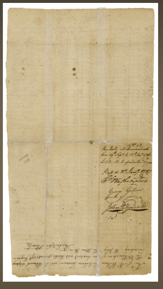 كشف مرتبات يحمل توقيع جورج واشنطن للبيع فى مزاد