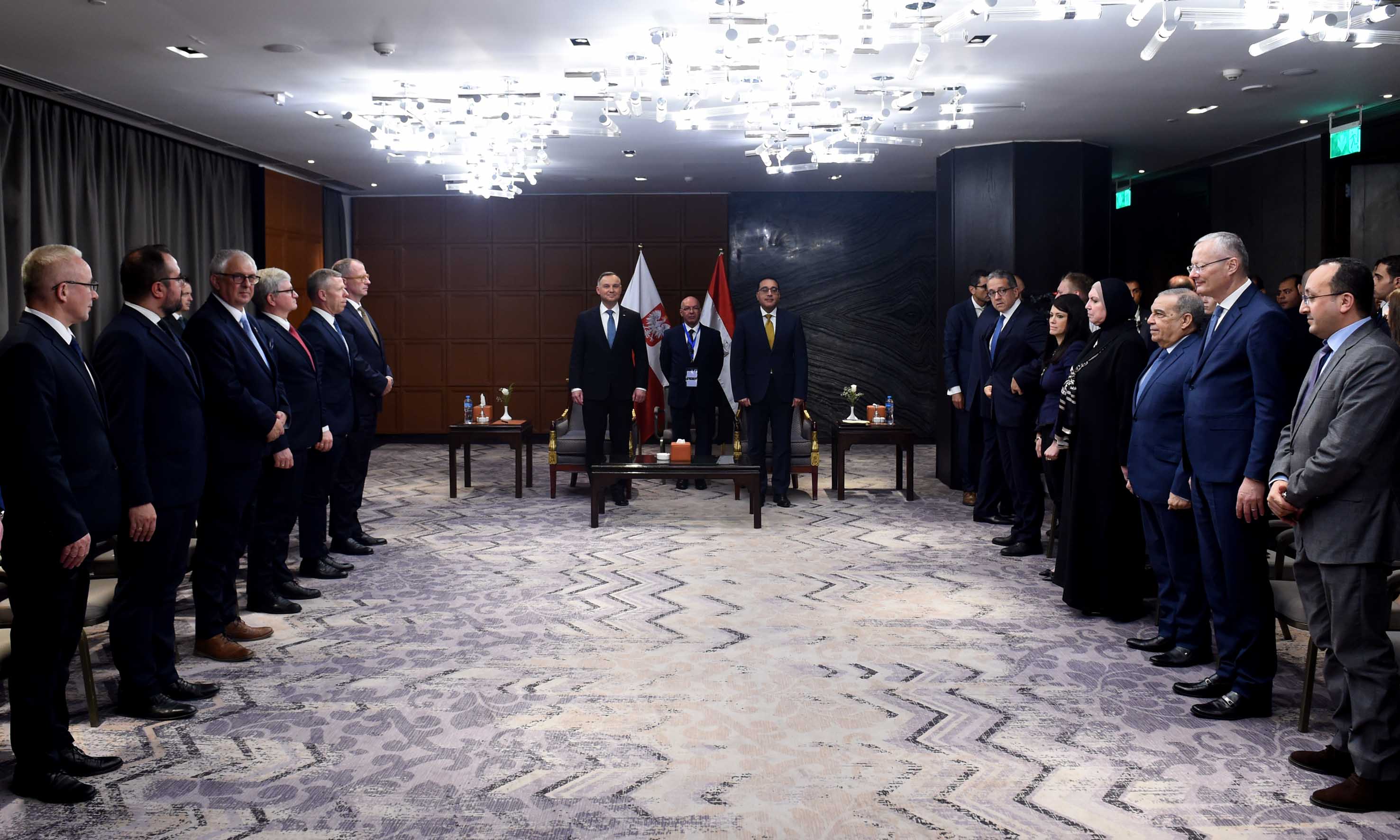 الرئيس البولندي يلتقي رئيس الوزراء على هامش فعاليات المنتدى الاقتصادي المصري – البولندي (7)