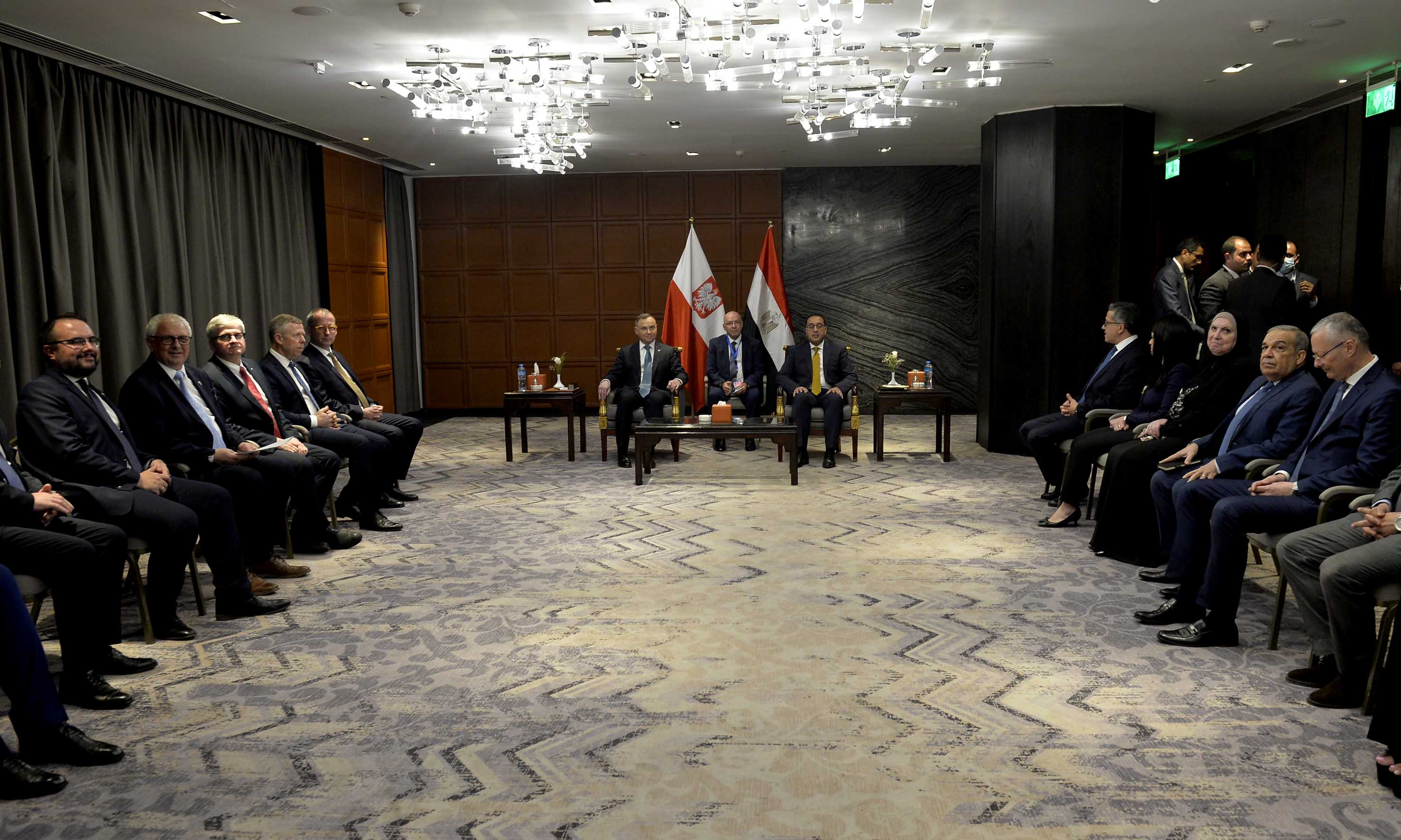 الرئيس البولندي يلتقي رئيس الوزراء على هامش فعاليات المنتدى الاقتصادي المصري – البولندي (3)