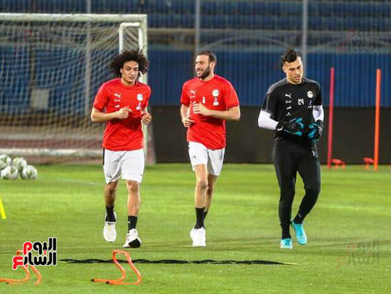 منتخب مصر يخوض المران الأول بقيادة إيهاب جلال (11)