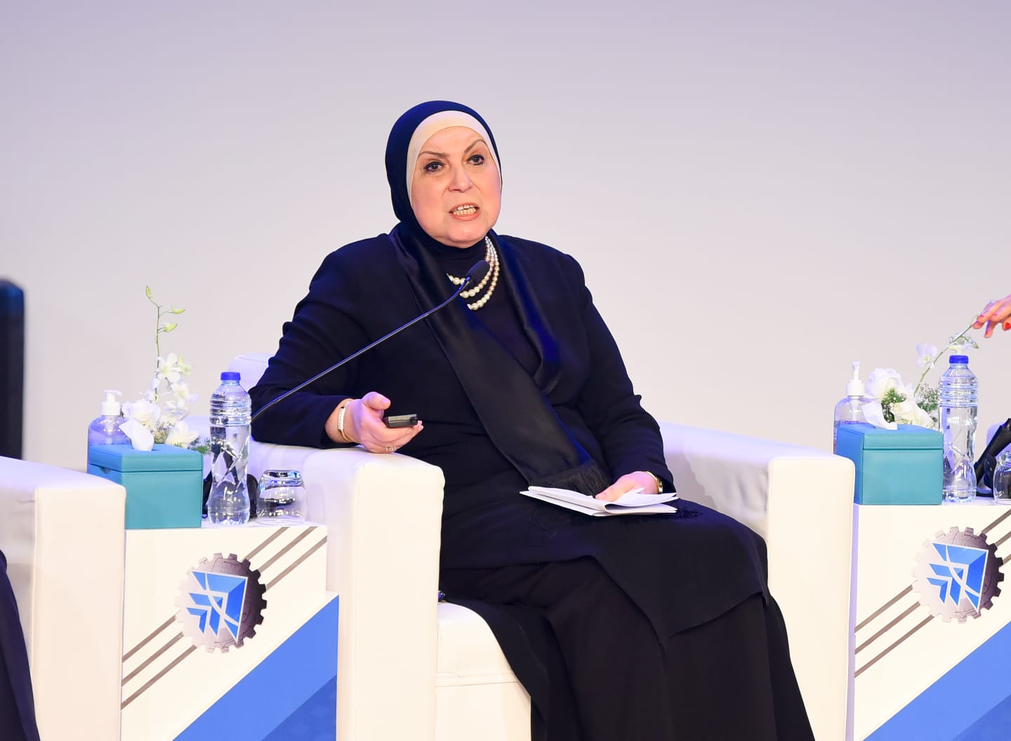 نيفين جامع وزيرة الصناعة نيفين جامع وزيرة الصناعة
