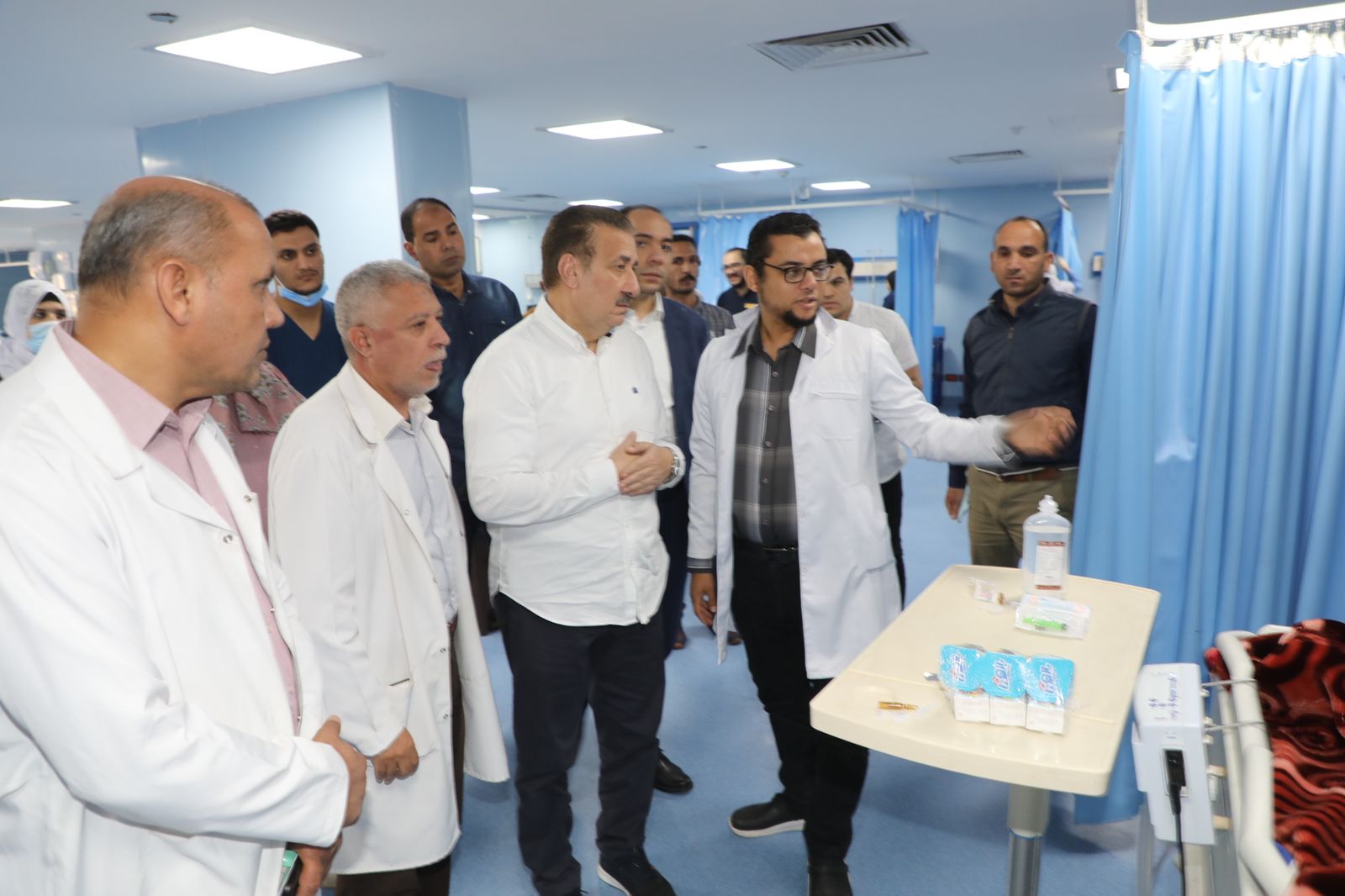 محافظ المنوفية يتفقد مبنى الطوارئ الجديد بمستشفى شبين الكوم التعليمى