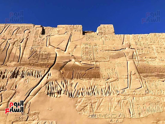 بطولات-ملوك-القدماء-المصريين-على-الجدران