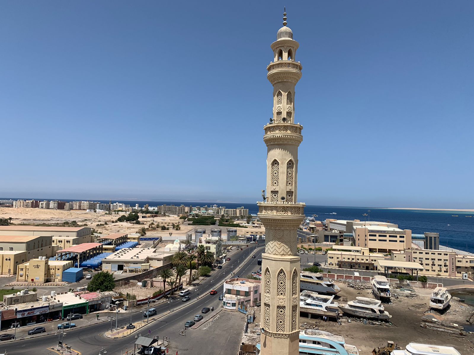 مأذنة مسجد الميناء الكبير 