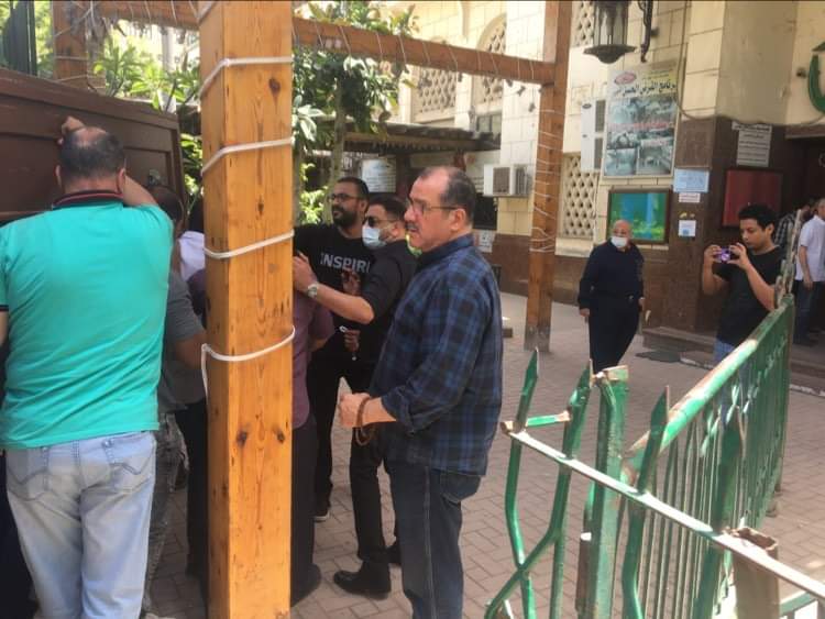 لحظة وصول الجثمان